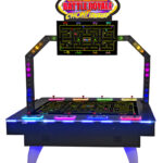 Pac-Man Battle Royale Chompionship DX 8-player arcade game available for rent from Arcade Party Rental