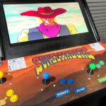 Konami Sunset Riders 90's classic arcade western themed game for rent from Arcade Party Rental San Jose California Las Vegas Nevada.