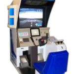 Landing High Japan commercial airliner simulator arcade video game Arcade Party Rental Las Vegas Los Angeles.