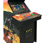 Sunset Riders by Konami classic 80s arcade game for rent from Arcade Party Rental San Jose Los Angeles California.