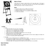 Portable Axe Throwing Game for rent rules and object of the game from Arcade Party Rental San Francisco California.