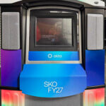 Digital Download Jukebox with custom branding ready for corporate rental event in Las Vegas from Arcade Party Rental