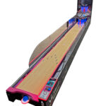 Individual Neo Bowling from ICE Games with 8 foot extended lane available for rent or hire from Arcade Party Rental Los Angeles San Diego Option 2