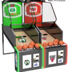 LED NBA Game Time from ICE games ready for delivery for corporate event by Arcade Party Rental Las Vegas Los Angeles