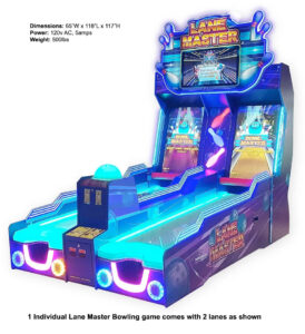LED Lane Master Bowling Arcade