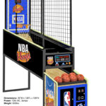 NBA Hoops LED arcade game from ICE Games licensed by NBA available for rental Arcade Party Rental Las Vegas San Francisco