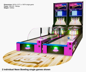 Neon Bowling Arcade Game