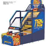 Tic Tac Toe Basketball Challenge arcade game from Andamiro game for rent Arcade Party Rental Las Vegas Los Angeles