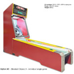 Skee-Ball Classic II individual arcade game from Bay Tech Games available for rent or lease from Arcade Party Rental San Francisco California