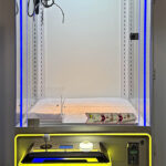 Wonder Claw from Arcade Party Rental 12 Yellow Blue moving